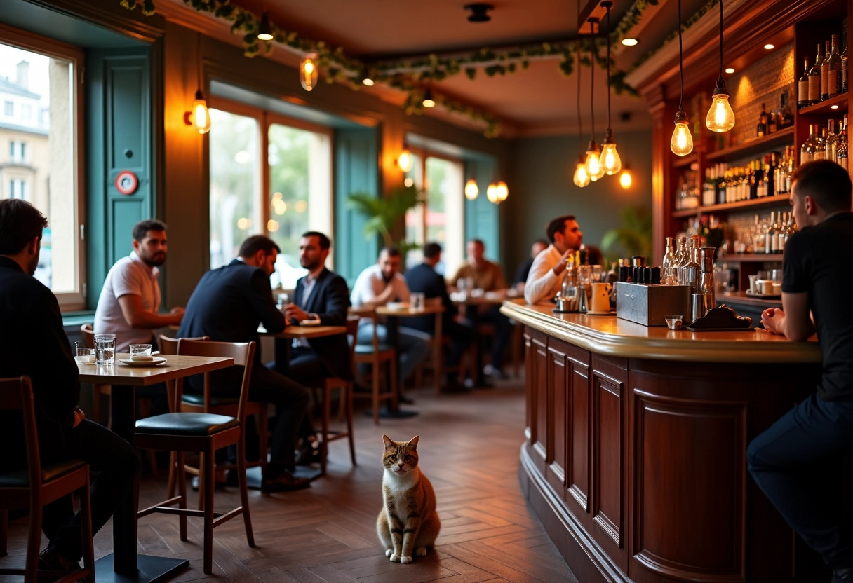 bar à chat